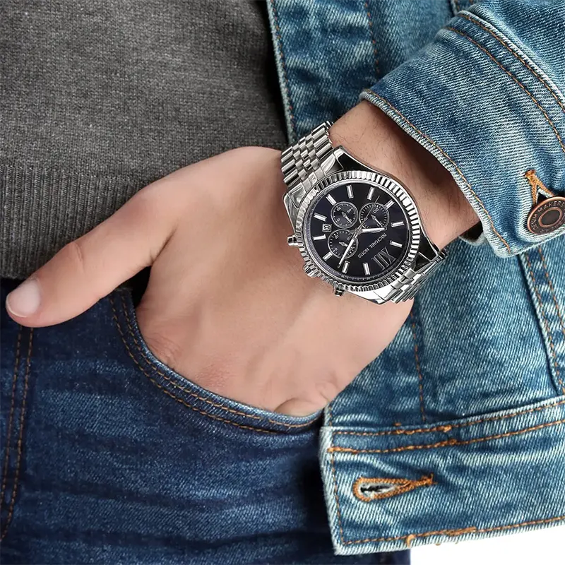 Michael Kors Lexington Blue Quartz Men's Watch- MK8280